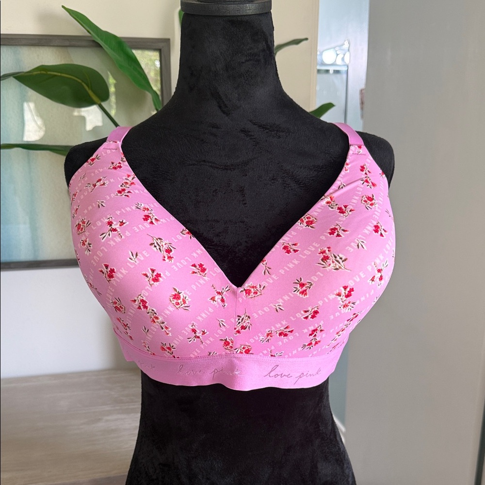 PINK NWT Victoria's Secret Pink Bra with Floral Print